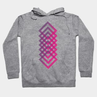 Pink squares Hoodie